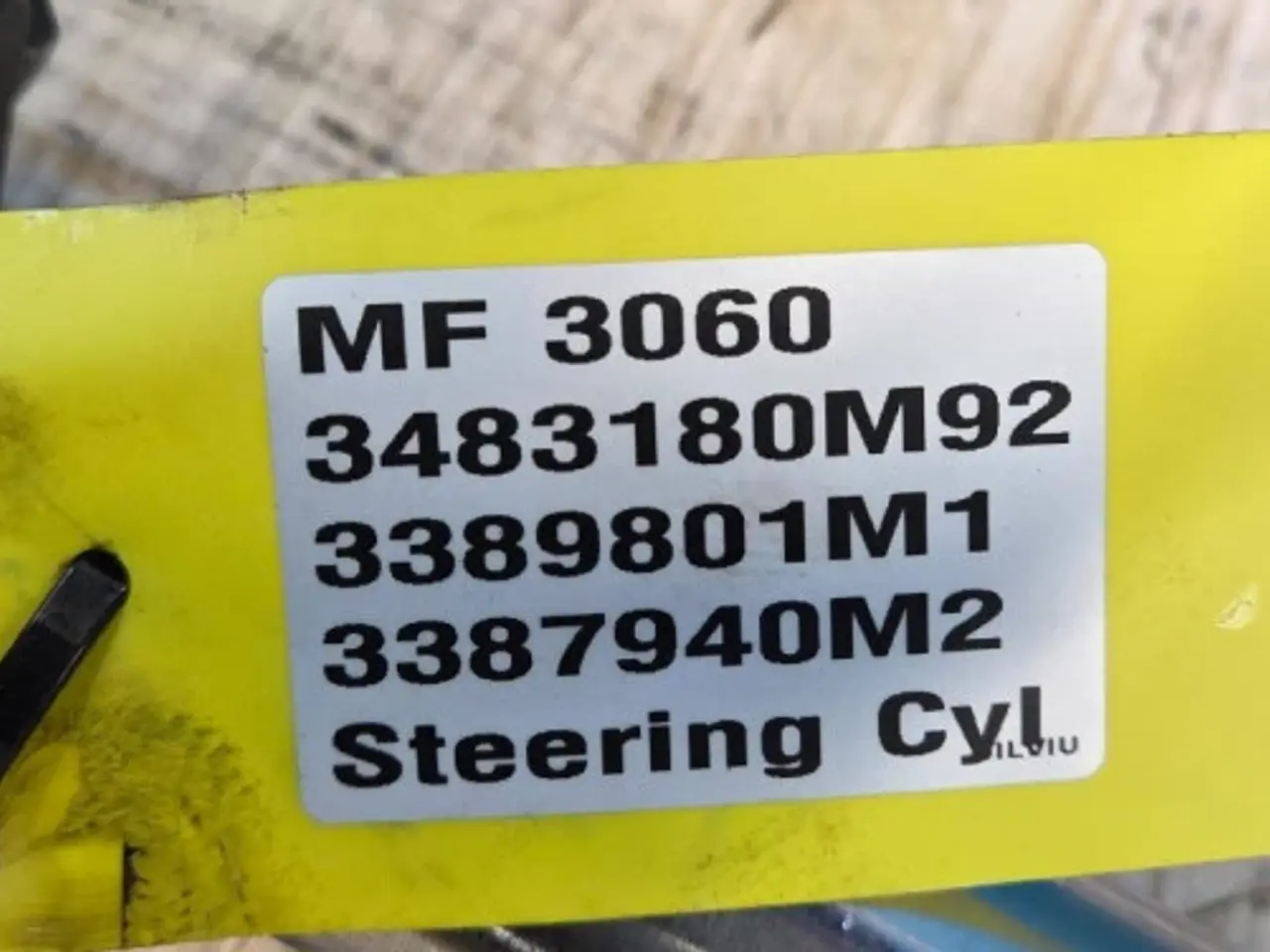 Billede 5 - Massey Ferguson 3060 Styrecylinder 3483180M92