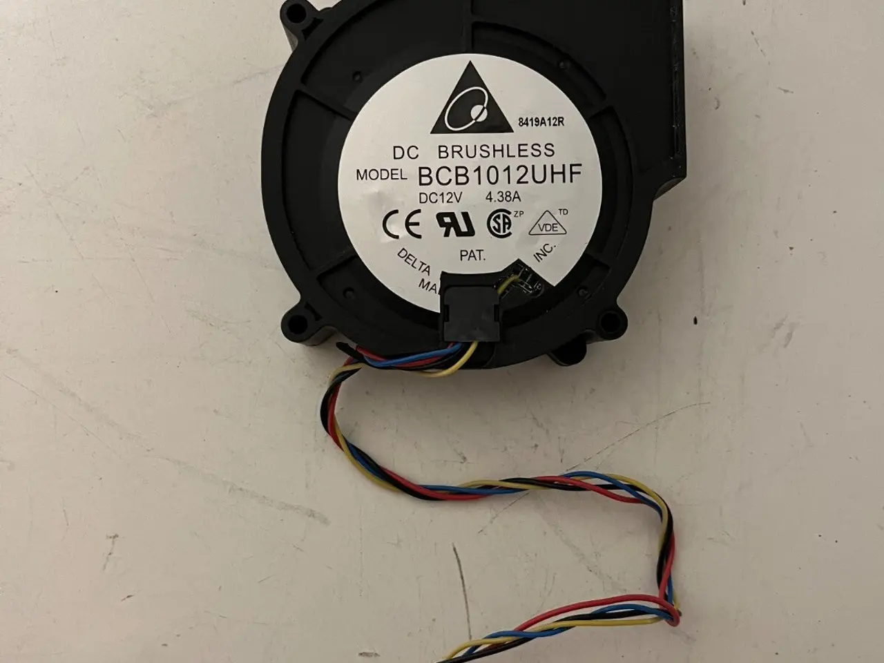 Billede 2 - Delta BCB1012UHF DC 12V 4.38A Brushless Blower