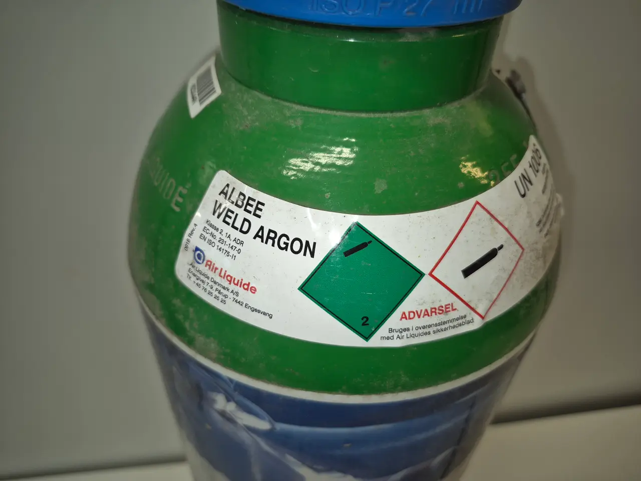 Billede 3 - ALbee Weld Argon 11 Ltr. flaske
