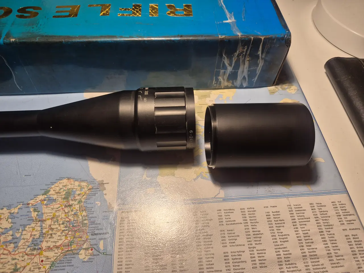 Billede 5 - Tasco 6-24x50 AOE riffel sigtekikkert.