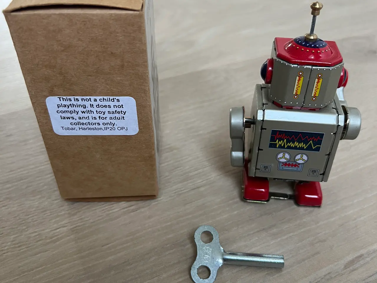 Billede 2 - Tin robot med optræk