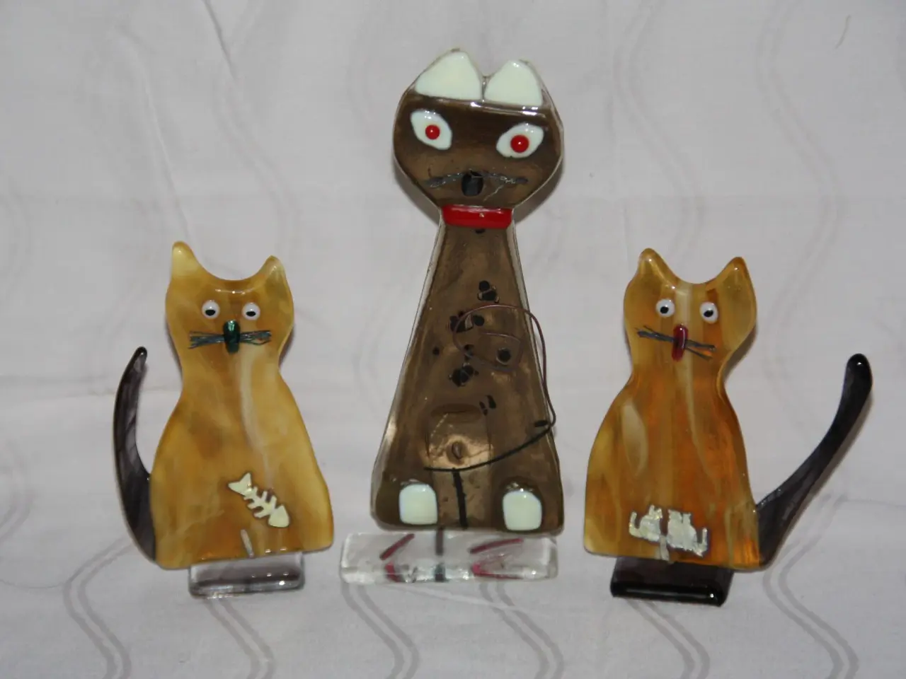 Billede 1 - Kat figur i glas