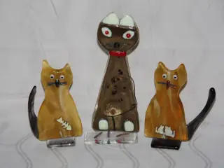 Kat figur i glas