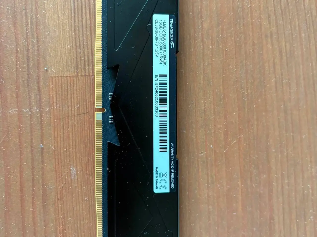 Billede 2 - 16 GB DDR5 RAM 6000 MHZ CL 38-38-38-78 1.25v