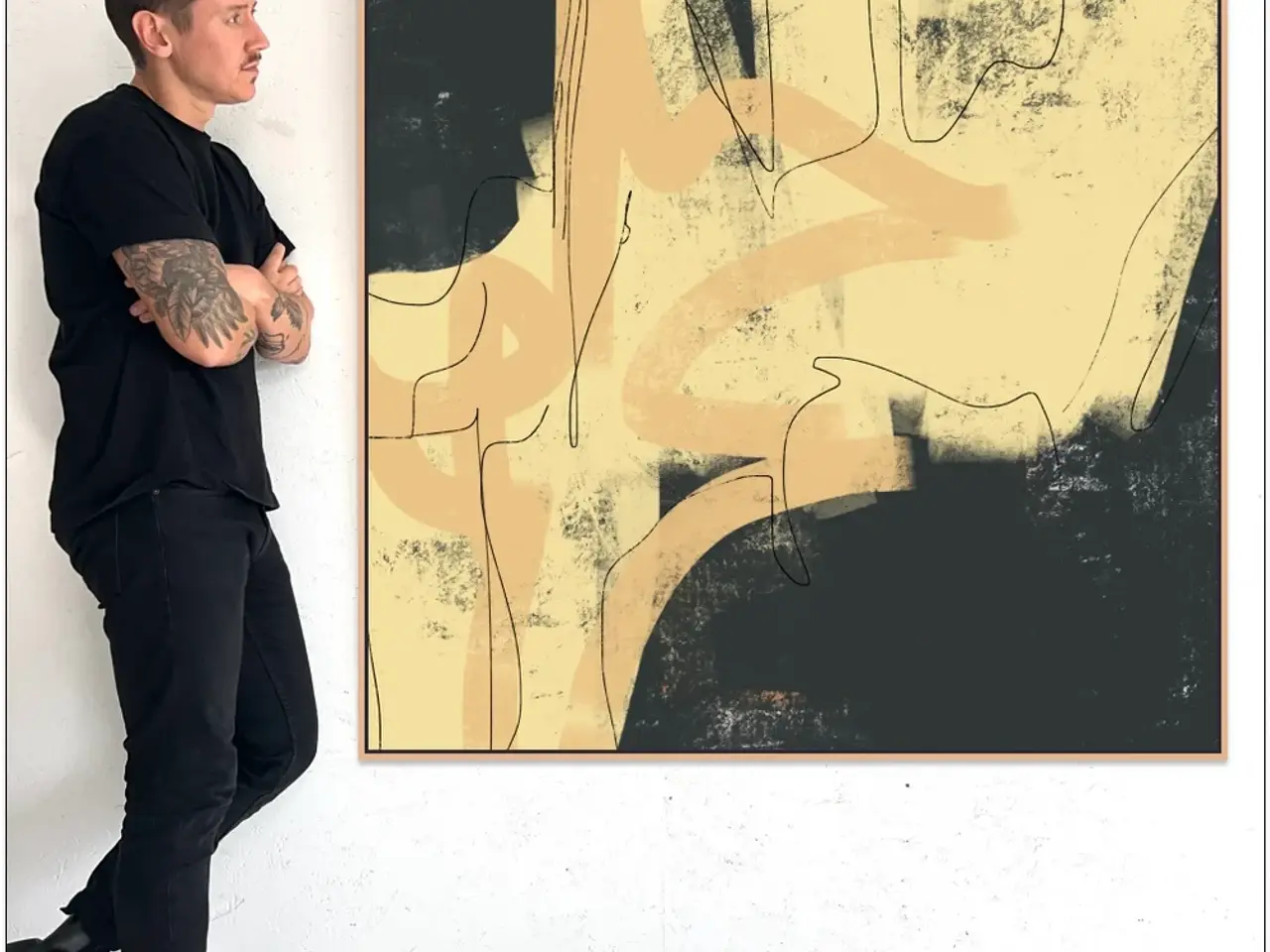 Billede 1 - Jakob lundart malerie på canvas