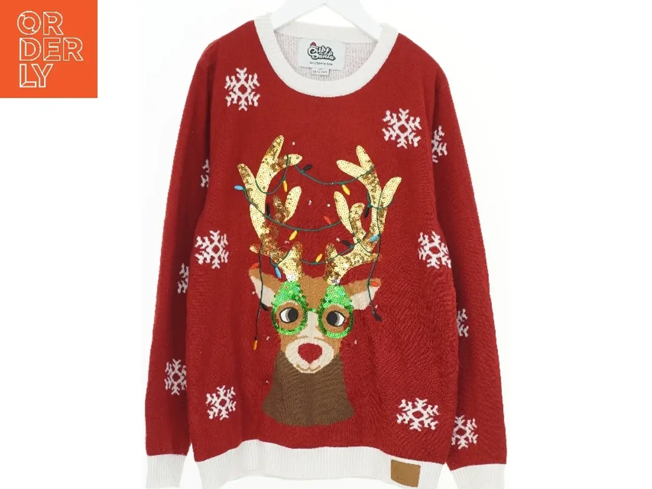 Billede 1 - Julesweater med rensdyrmotiv fra Silly Santa (str. 152)