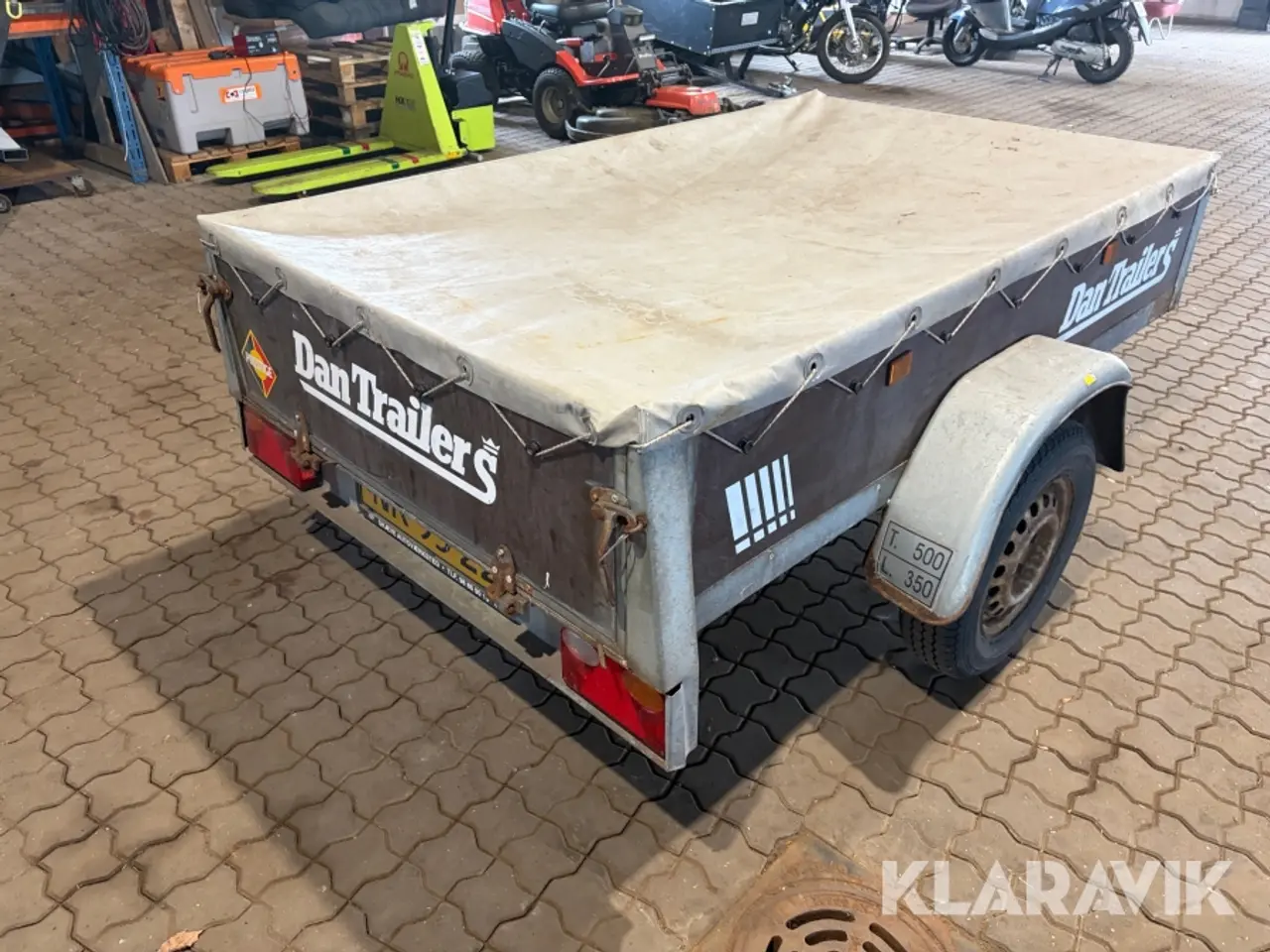 Billede 5 - Trailer Dan Trailers 502 D 1 med presenning