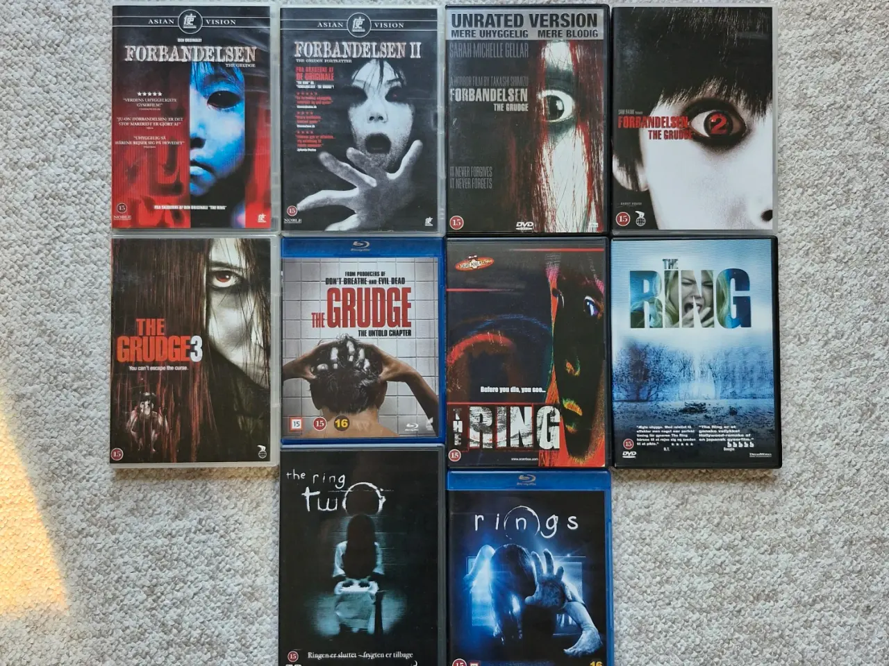 Billede 1 - Gyser Horror Film Franchise, Ring, Grudge