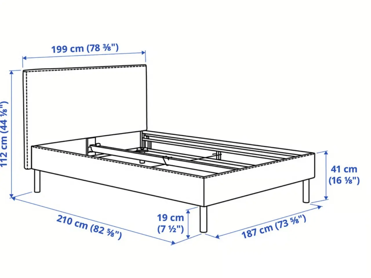 Billede 7 - Dobbeltseng fra Ikea