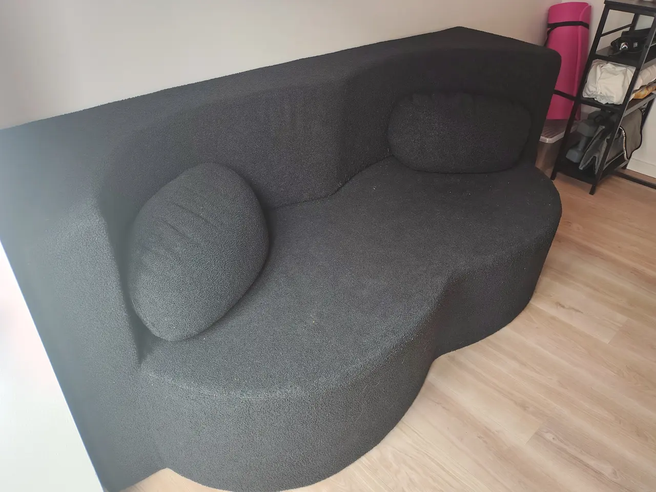 Billede 1 - 🖤 Moderne sovesofa fra Temu – som ny!