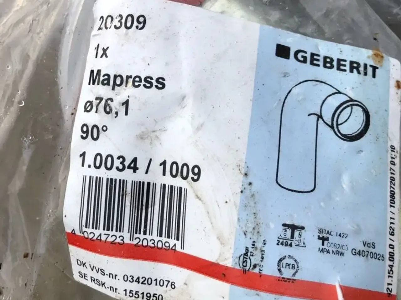 Billede 5 - Geberit Mapress fittings