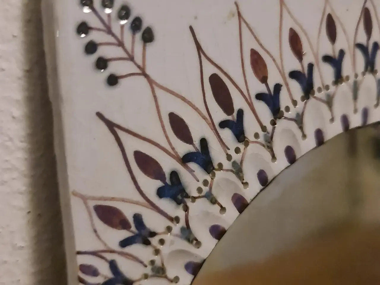 Billede 3 - Aluminia / Royal Copenhagen spejl