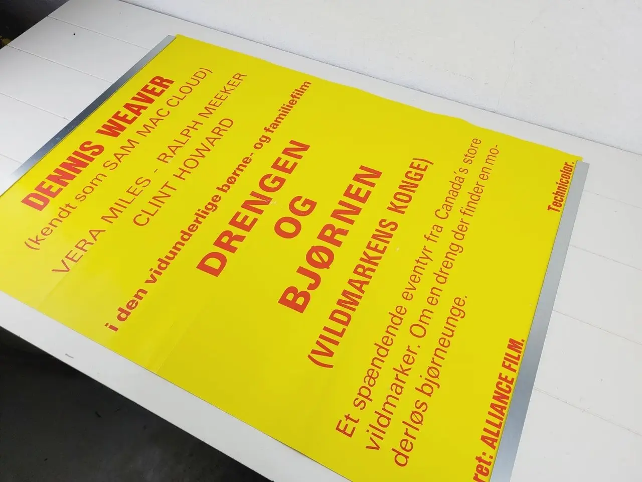 Billede 4 - ⭐️- Plakat: Vintage - Drengen og Bjørnen - Vildmar