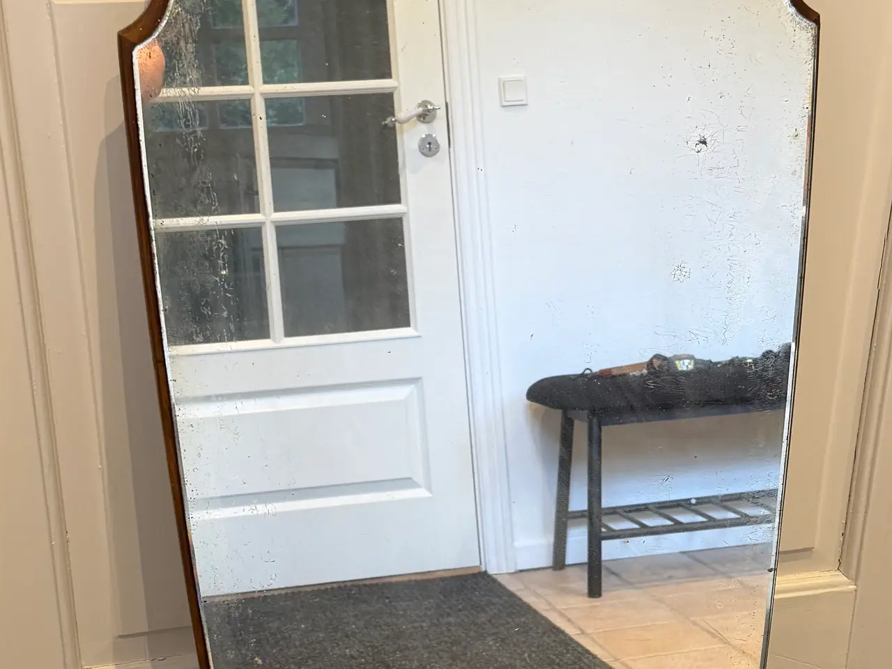 Billede 1 - Antikt spejl