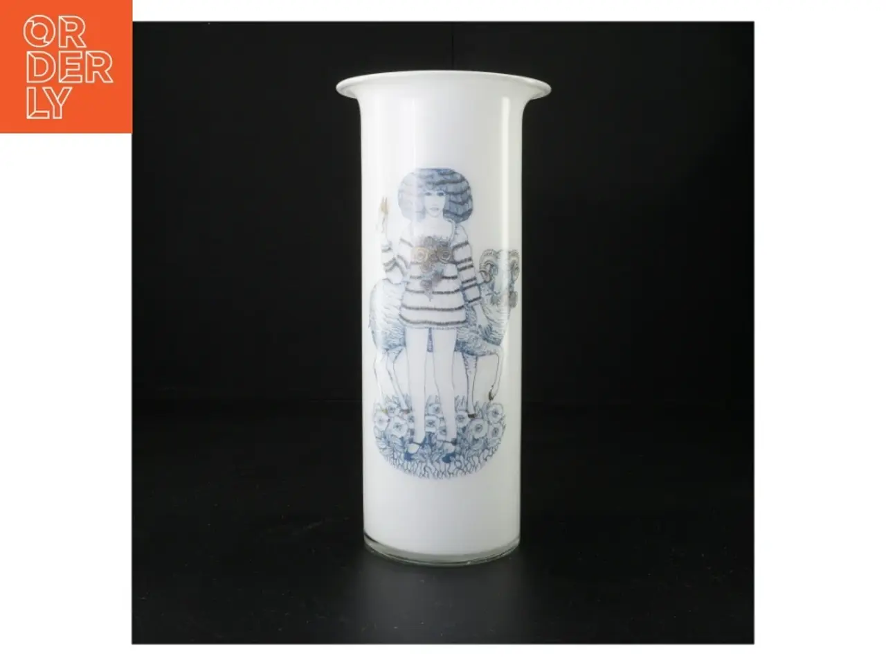 Billede 1 - Holmegaard vase fra Holmegaard (str. 27 x 12 cm)