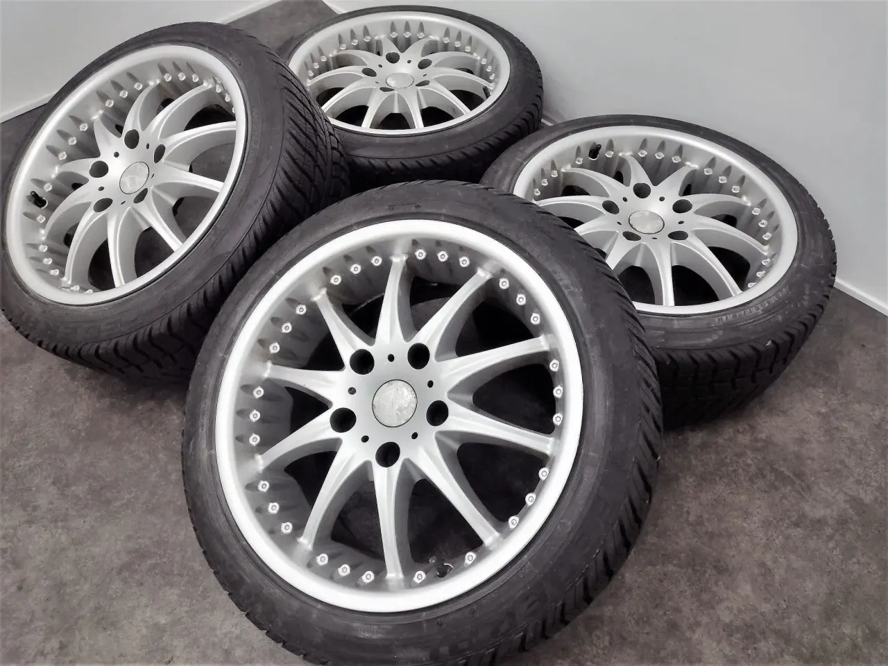 Billede 2 - 5x130 17" ET45 AZ Sport Porsche vintersæt