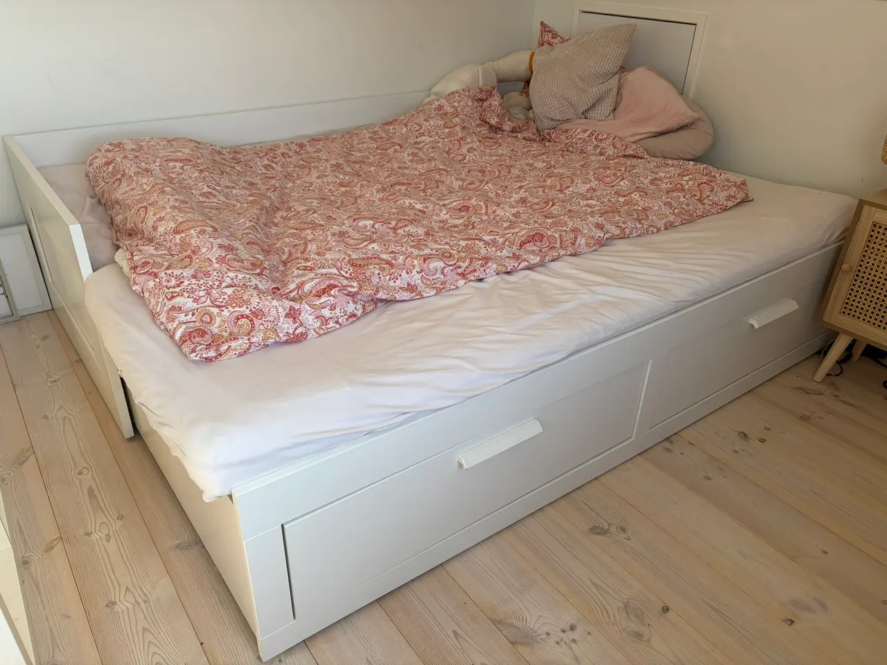 Billede 1 - IKEA Brimnes dobbeltseng med skuffer