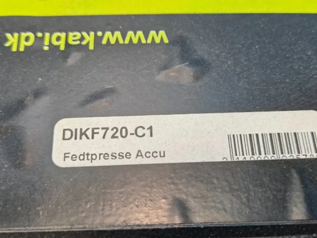 Billede 9 - Fedtpresse Accu DIKF720-C1