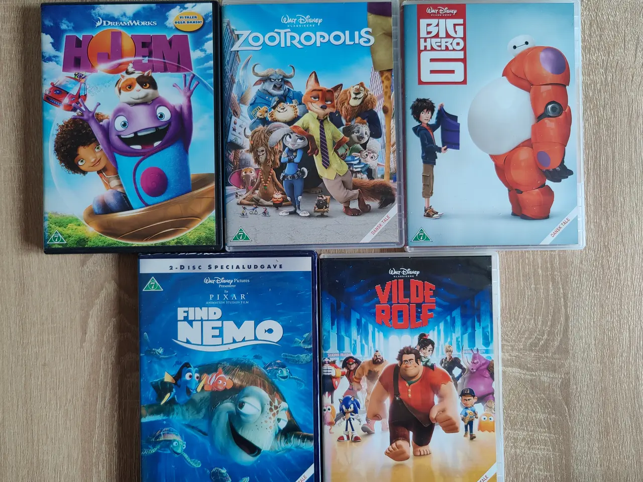 Billede 1 - Disney og Pixar dvd film – Zootropolis, Big Hero 6