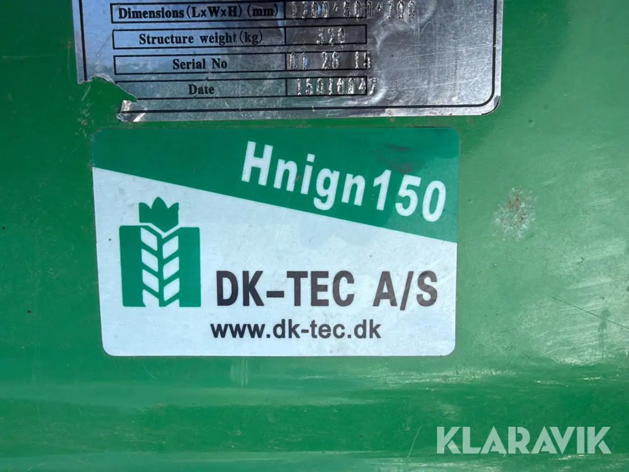 Billede 6 - Fræser DK-TEC Hnign 150