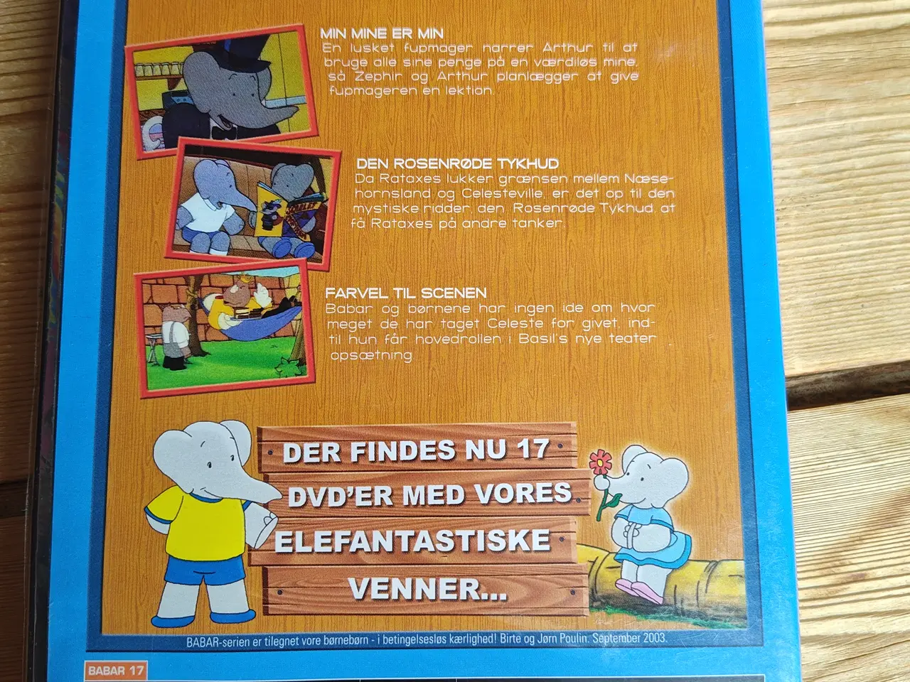 Billede 2 - UBRUGT Babar farvel til scenen DVD