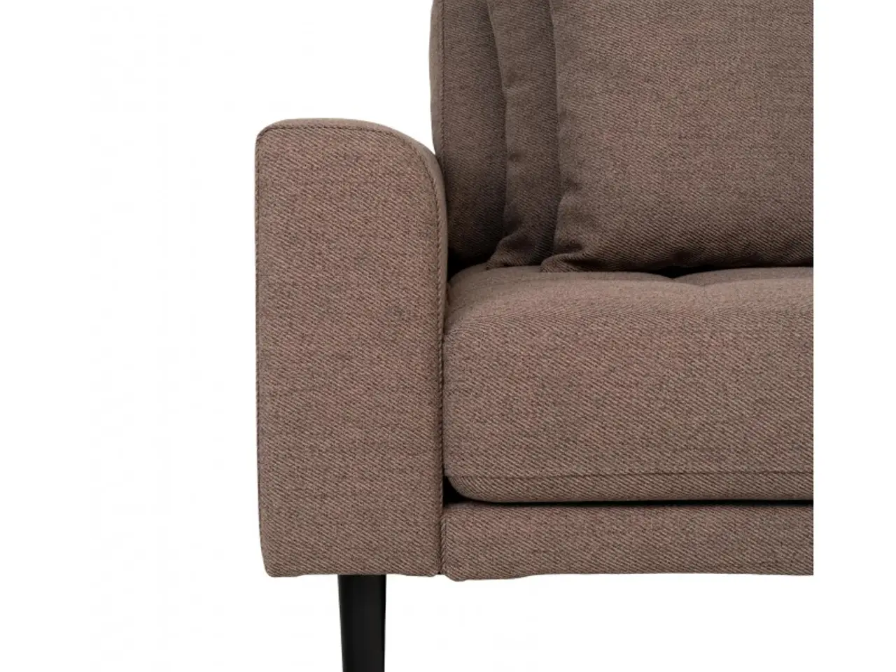 Billede 2 - Lido - Højrevendt Chaiselongsofa - brun stof