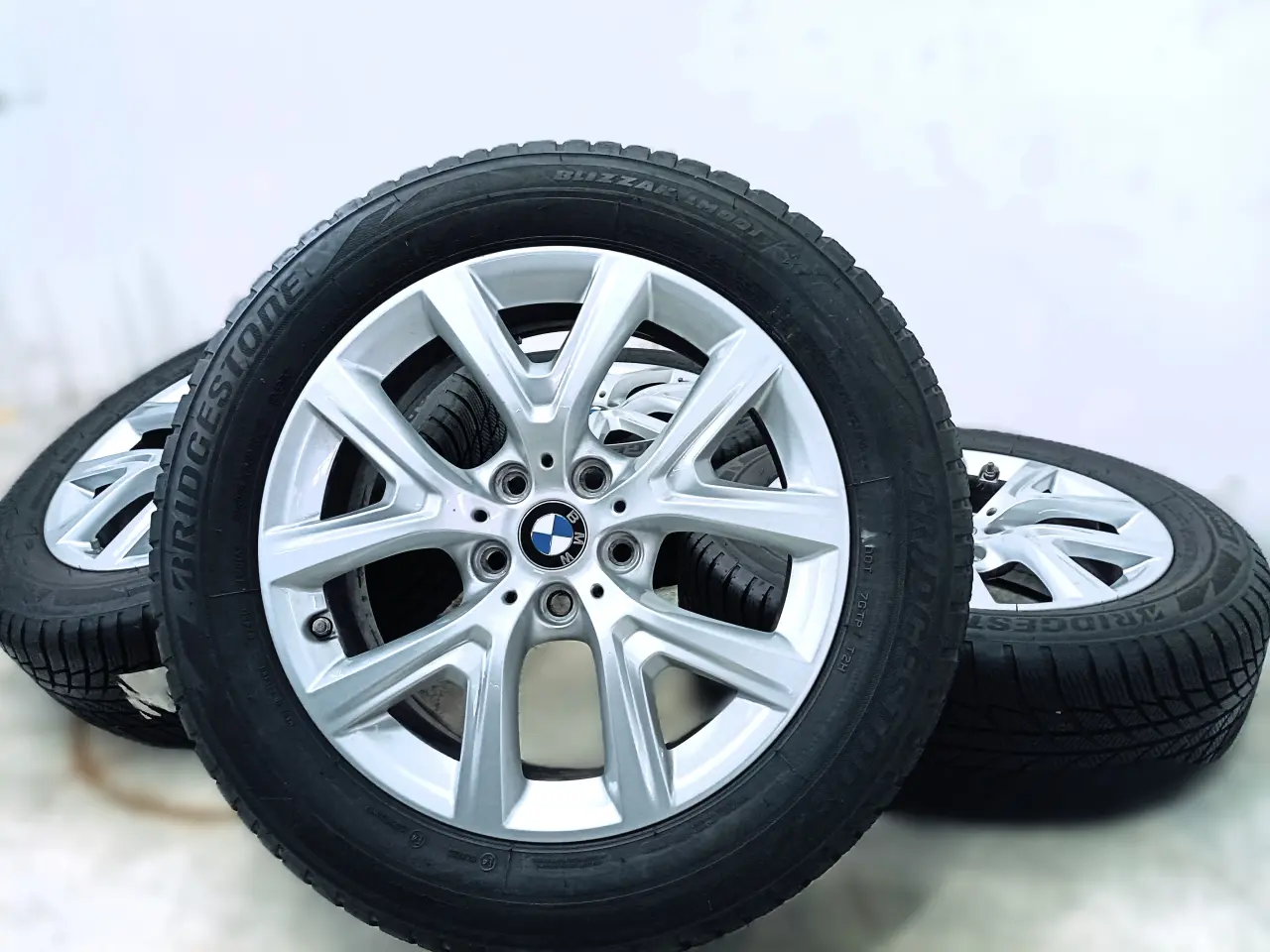 Billede 6 - 5x112 17" ET39 nav 66,6ø BMW vintersæt inkl.TPMS -