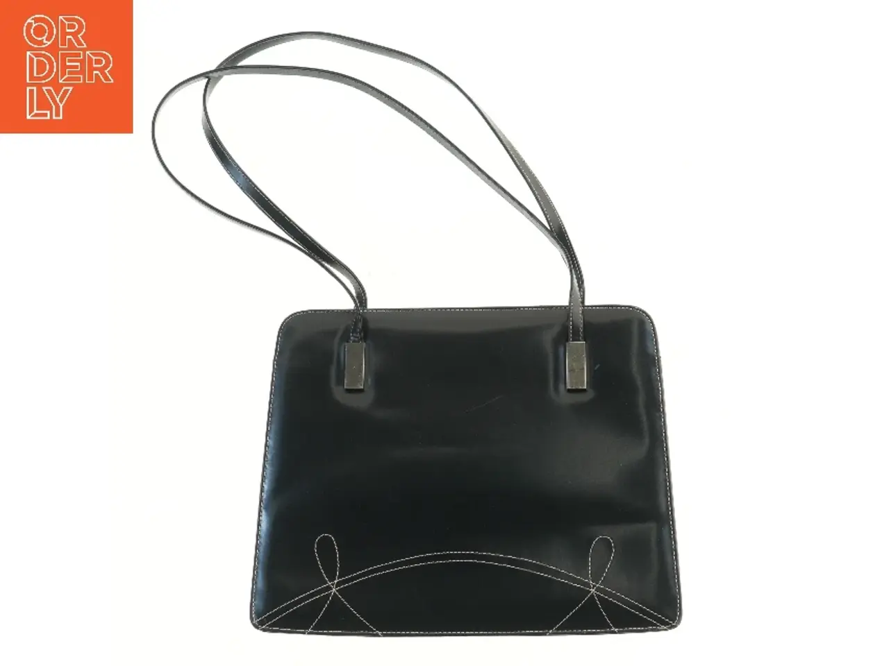 Billede 1 - Sort skuldertaske (str. 28x36,5 cm)