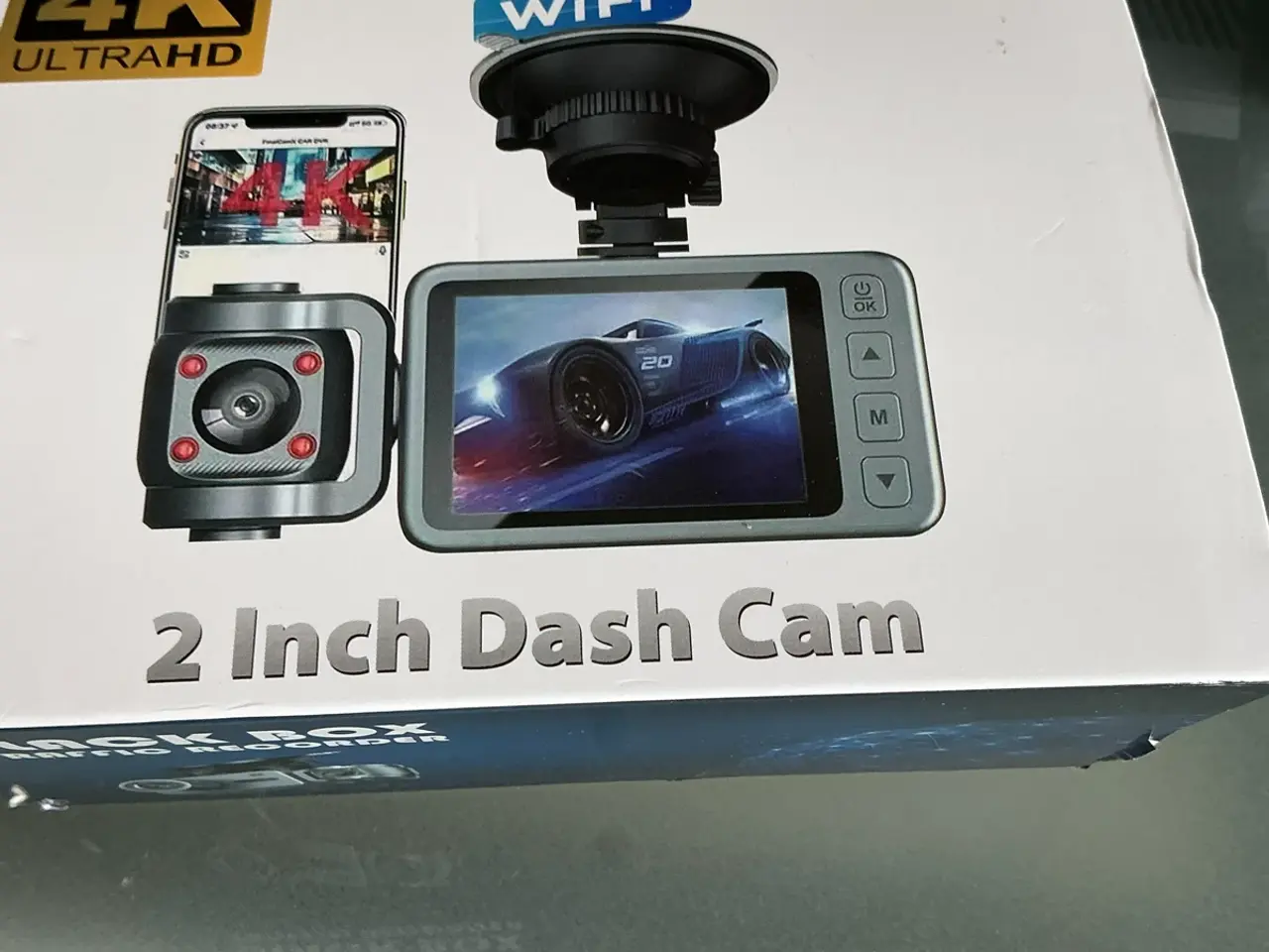 Billede 1 - Dashcam til bilen,incl.oplader.