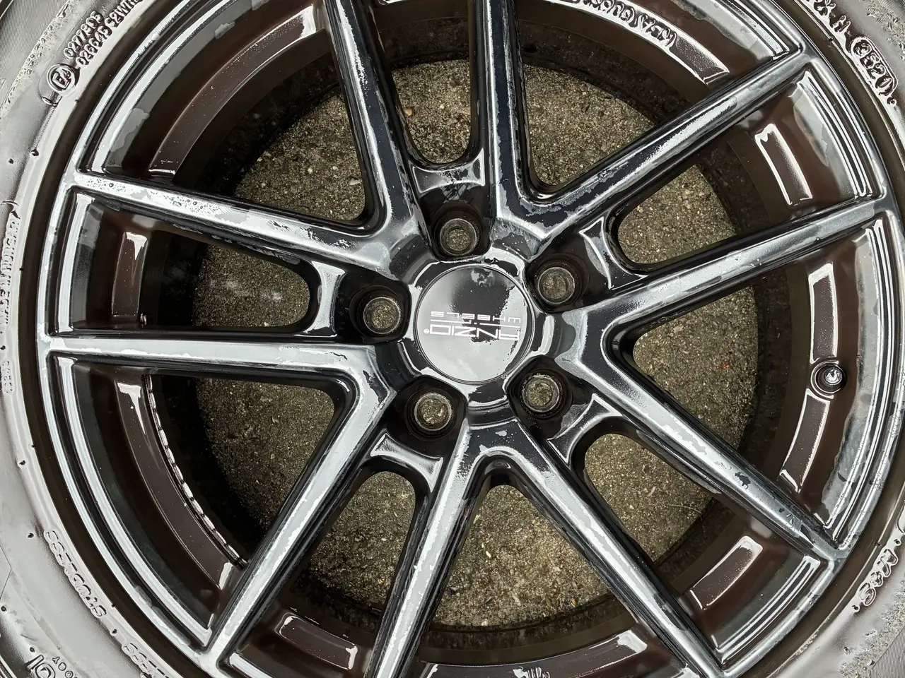Billede 8 - 4 stk Hankook vinterdæk 225/55R17 ANZIO fælge