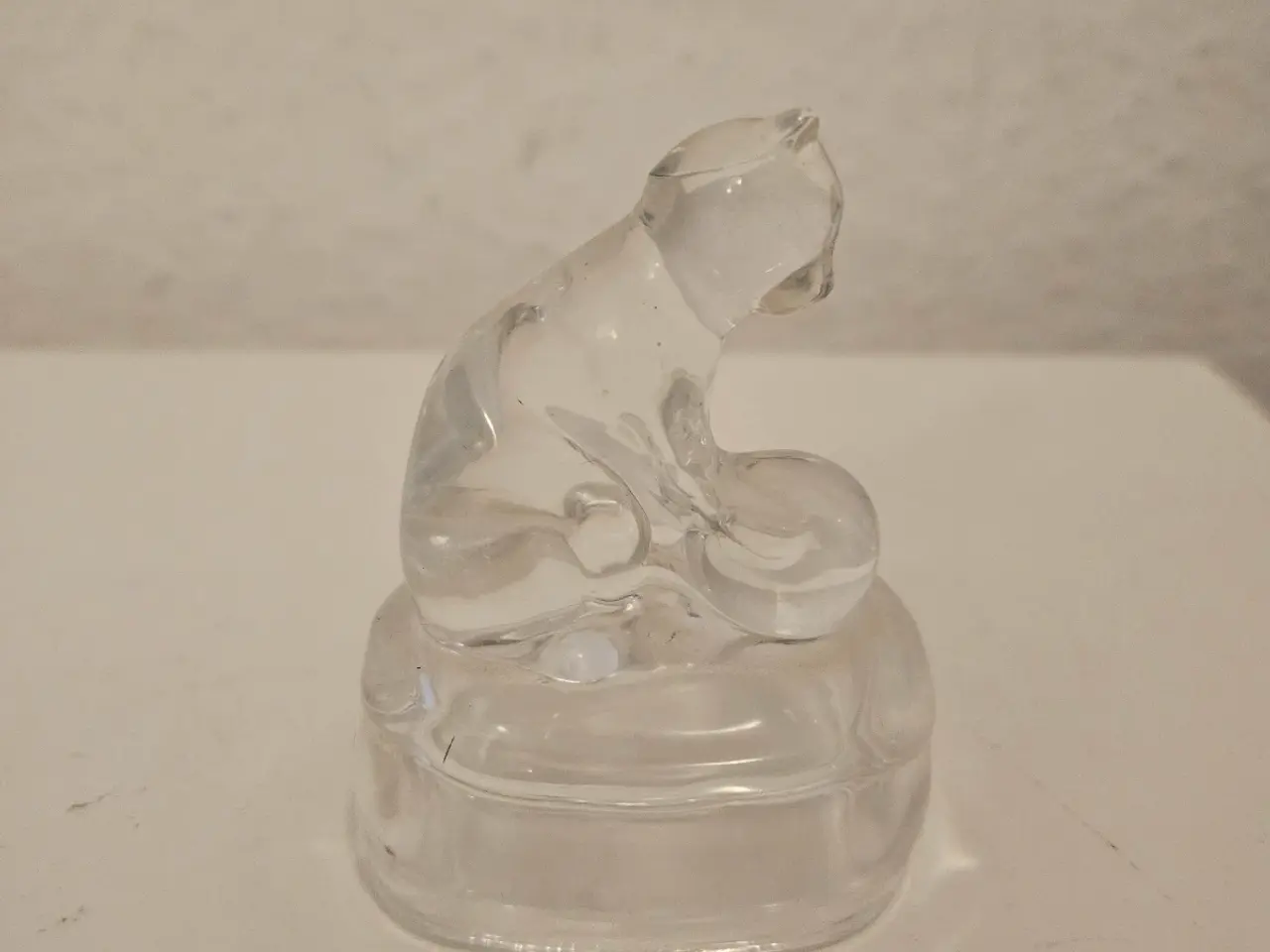 Billede 2 - Kattefigur glas