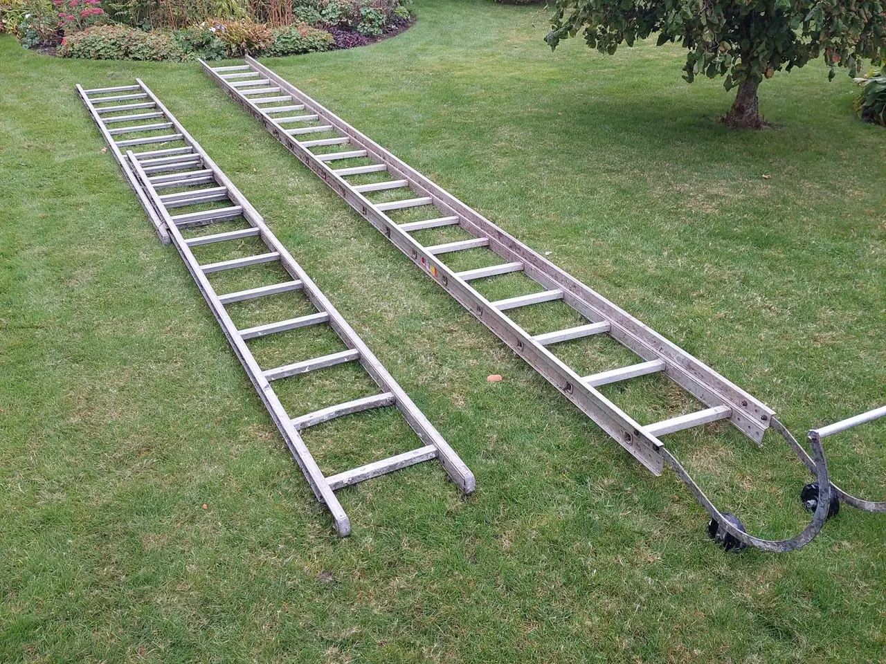 Billede 2 - Tagstige med tagrygbøjle 6 meter 