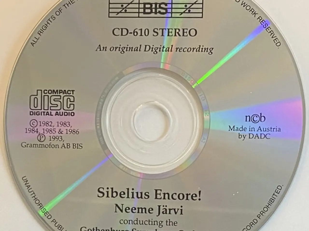 Billede 3 - Jean Sibelius… – Sibelius Encore! – CD