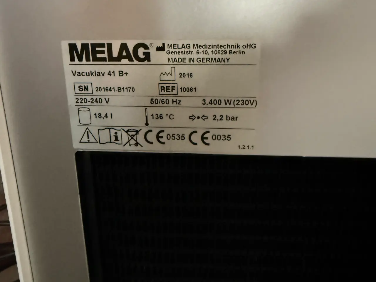 Billede 4 - Melag Vacuklav 41B+