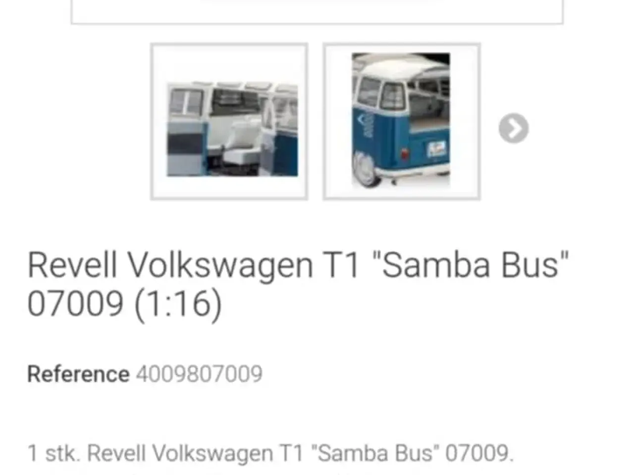 Billede 2 - Revell samlesæt Samba Bus 1:16 