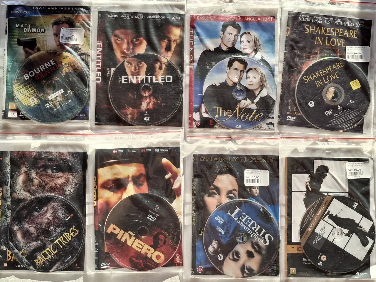 Billede 1 - 11 dvd'er uden kassette