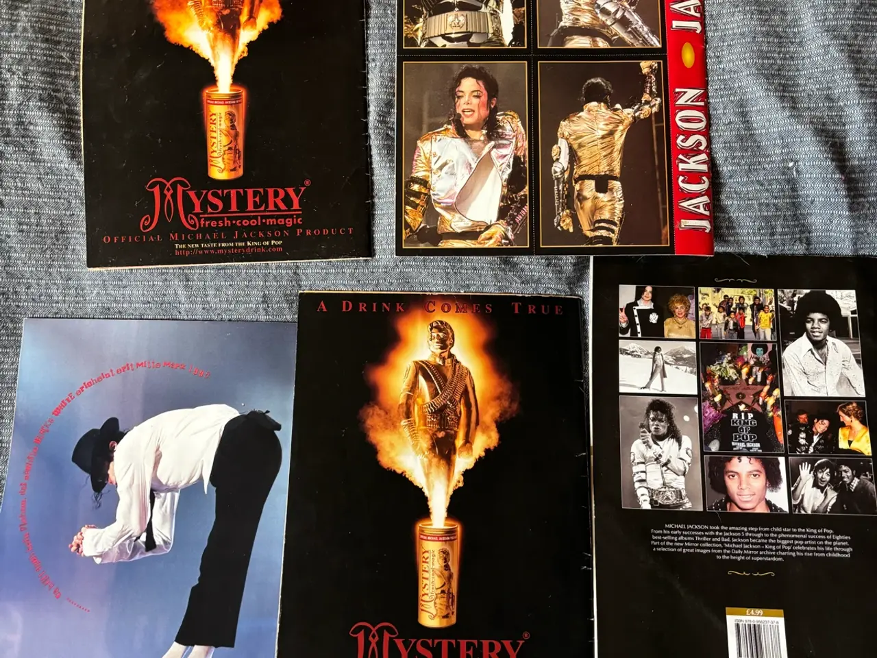 Billede 5 - 5 vintages Michael Jackson blade sælges samlet