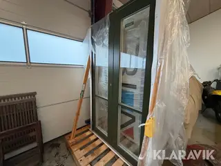 Terrassedør Velfac Velux MK08-M0 med sideparti og ovenlysvindue