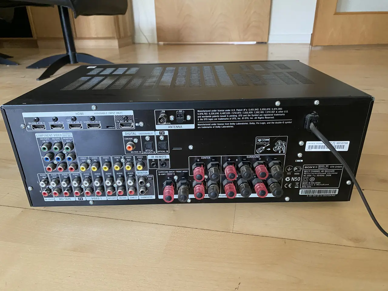 Billede 2 - SONY STR-DH820 7.1 surround receiver 