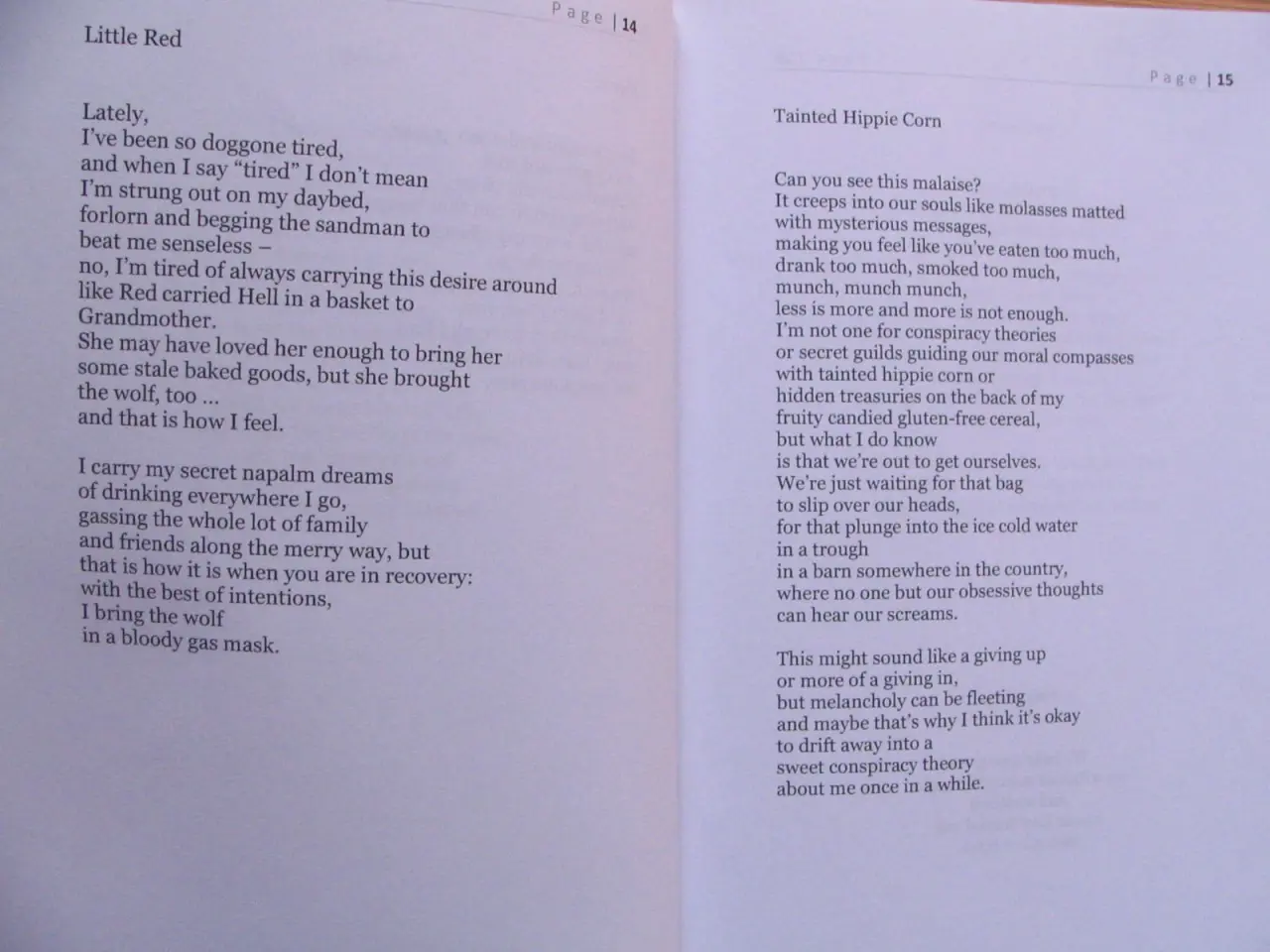 Billede 3 - Jon Lupin the Poetry Bandit. My Sober Little Moon