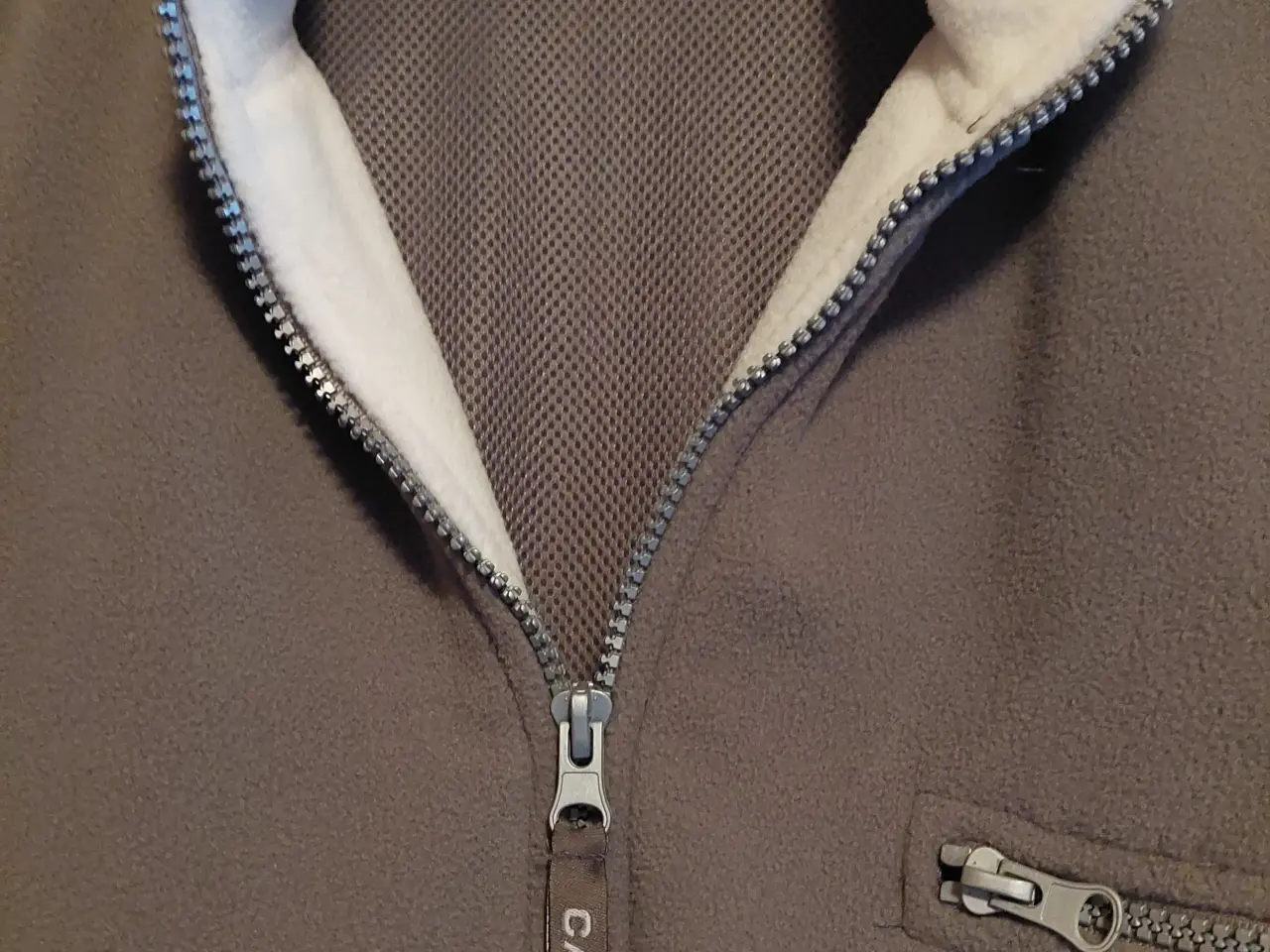 Billede 1 - Ny Fleece Trøje/Jakke fra Champ Grå 