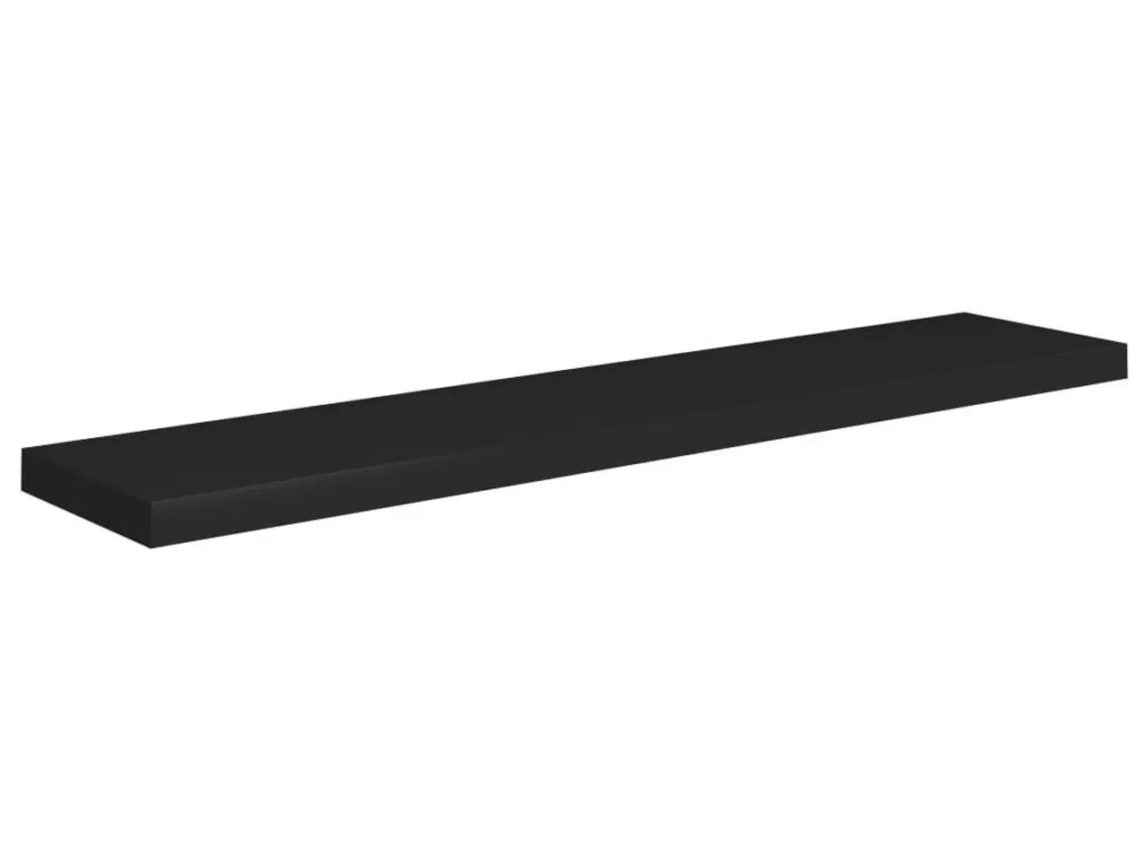 Billede 4 - Væghylder 2 stk. 120×23,5×3,8 cm - MDF, sort