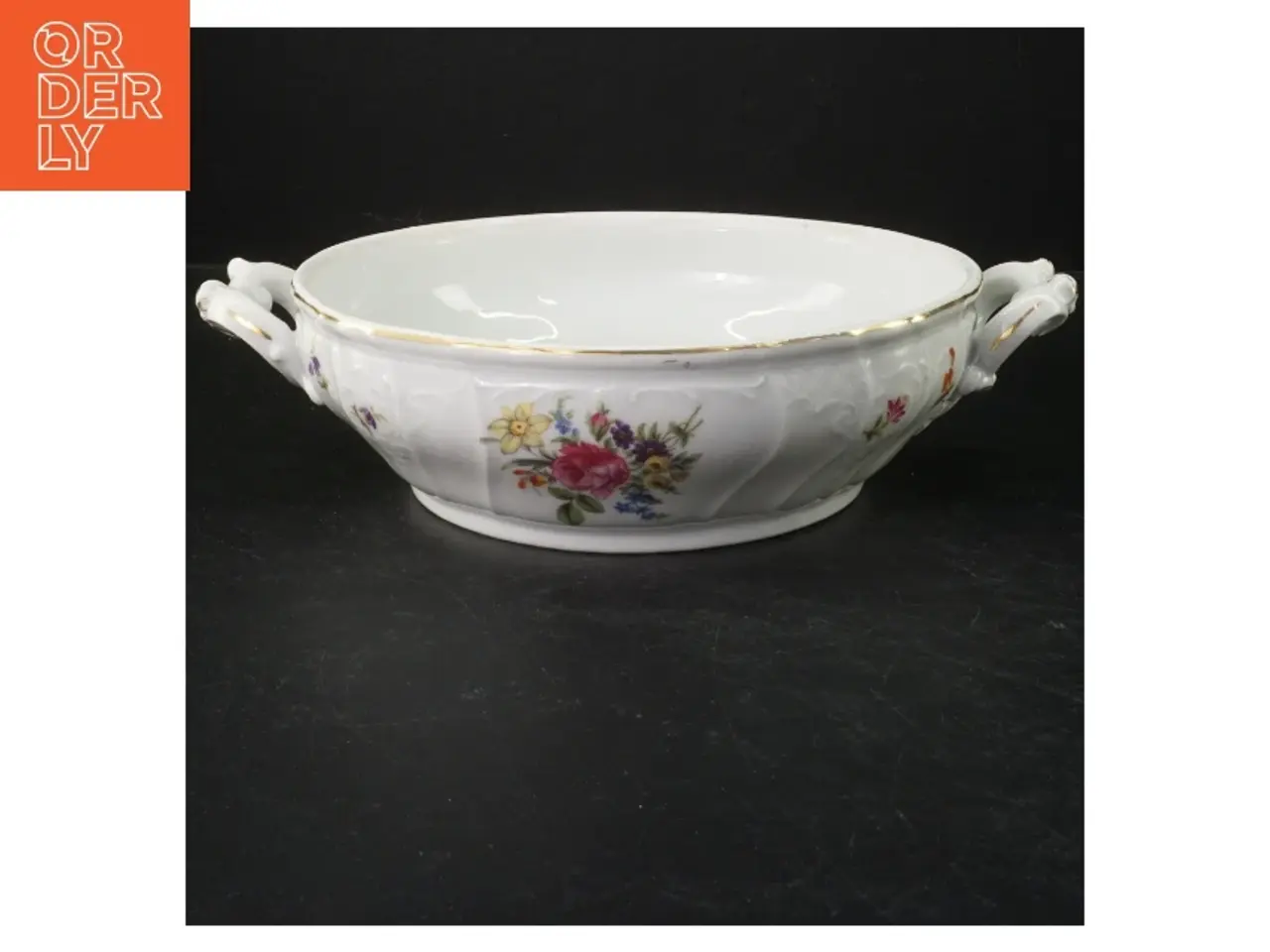 Billede 3 - Porcelænssuppegryde med låg fra H&C (str. Ø 22,5 cm)