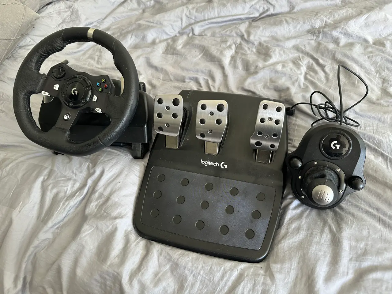 Billede 2 - Logitech G920 med gearskifter!