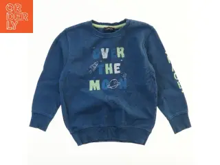 Børne sweatshirt med tekst fra Blue Seven (str. 104)
