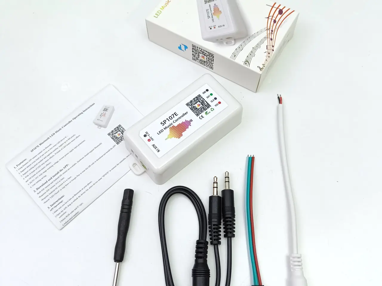 Billede 1 - NY! Adresserbar Pixel LED Music Controller 5V-24V