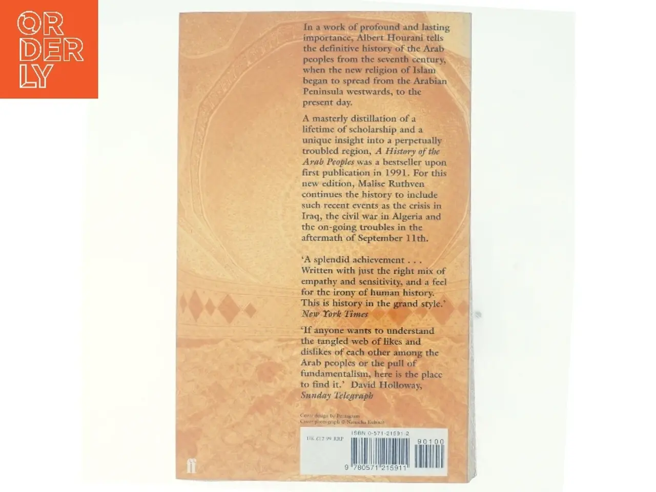 Billede 3 - A History of the Arab Peoples af Albert Hourani, Malise Ruthven (Bog)
