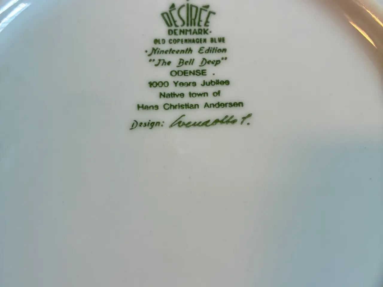 Billede 3 - H. C. Andersen  juleplatter fra Desiree