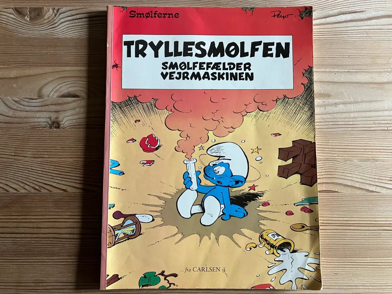Billede 3 - 13 gamle tegneseriealbum, Smølferne, Frændeløs