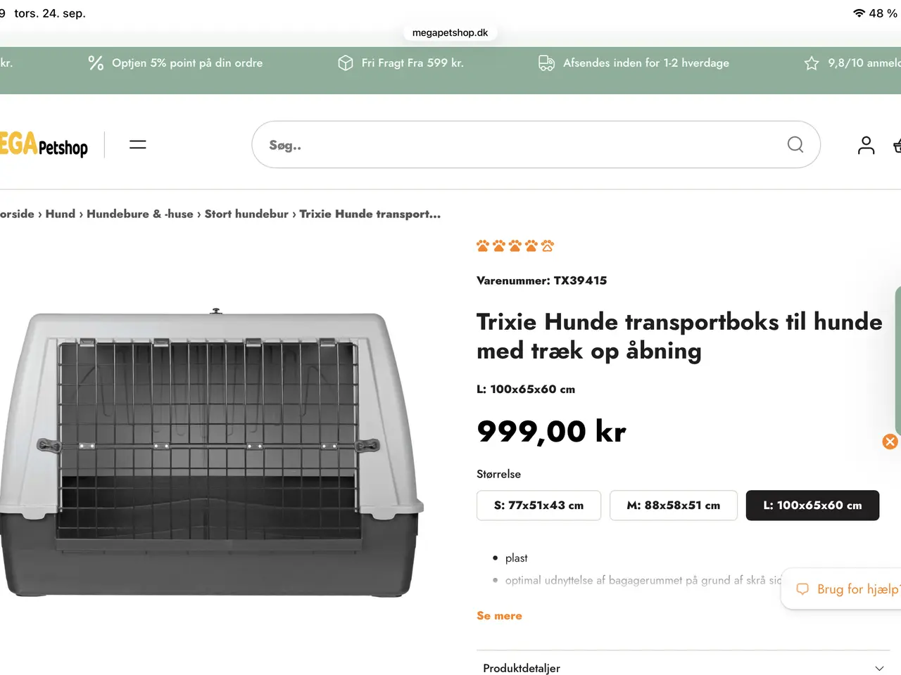 Billede 4 - Stor flot transportkasse